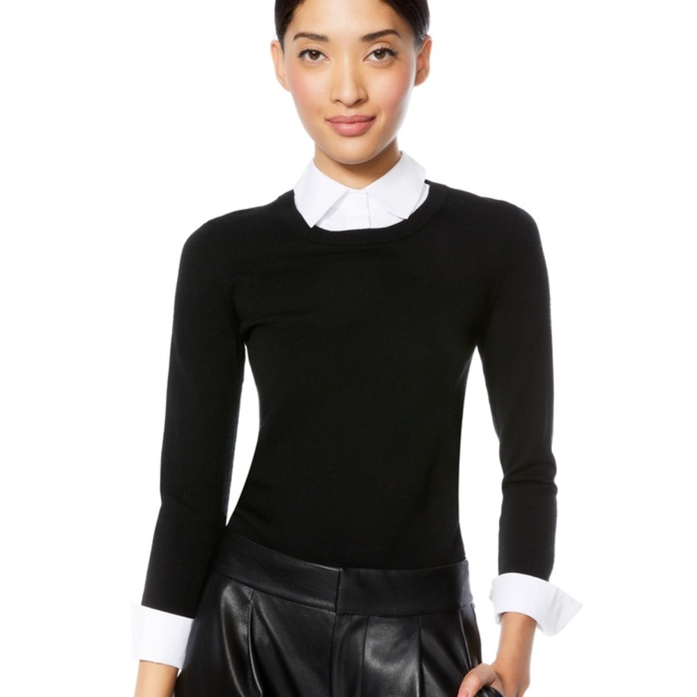 Alice + Olivia Porla Collared Sweater